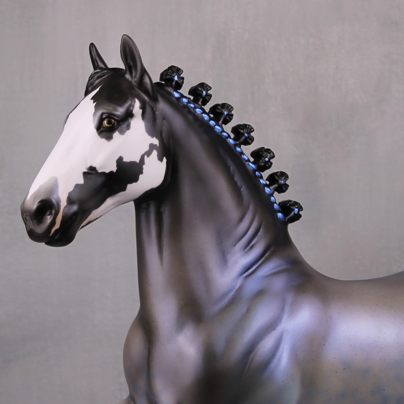 The Ferryman LE 10 Run Skull Blue Roan with Water Reflective Lacing By Ellen Robbins MM24 Run