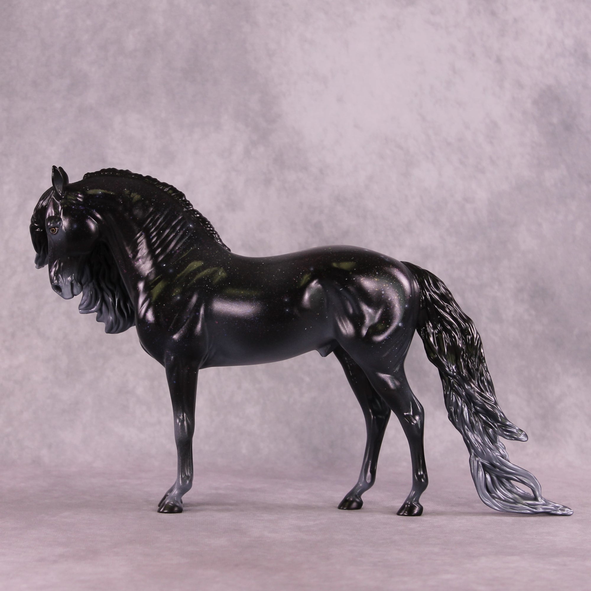 PREVIEW Art of the Horse "As Above So Below" LE-10 FCM Andalusian By Ellen Robbins EQ25