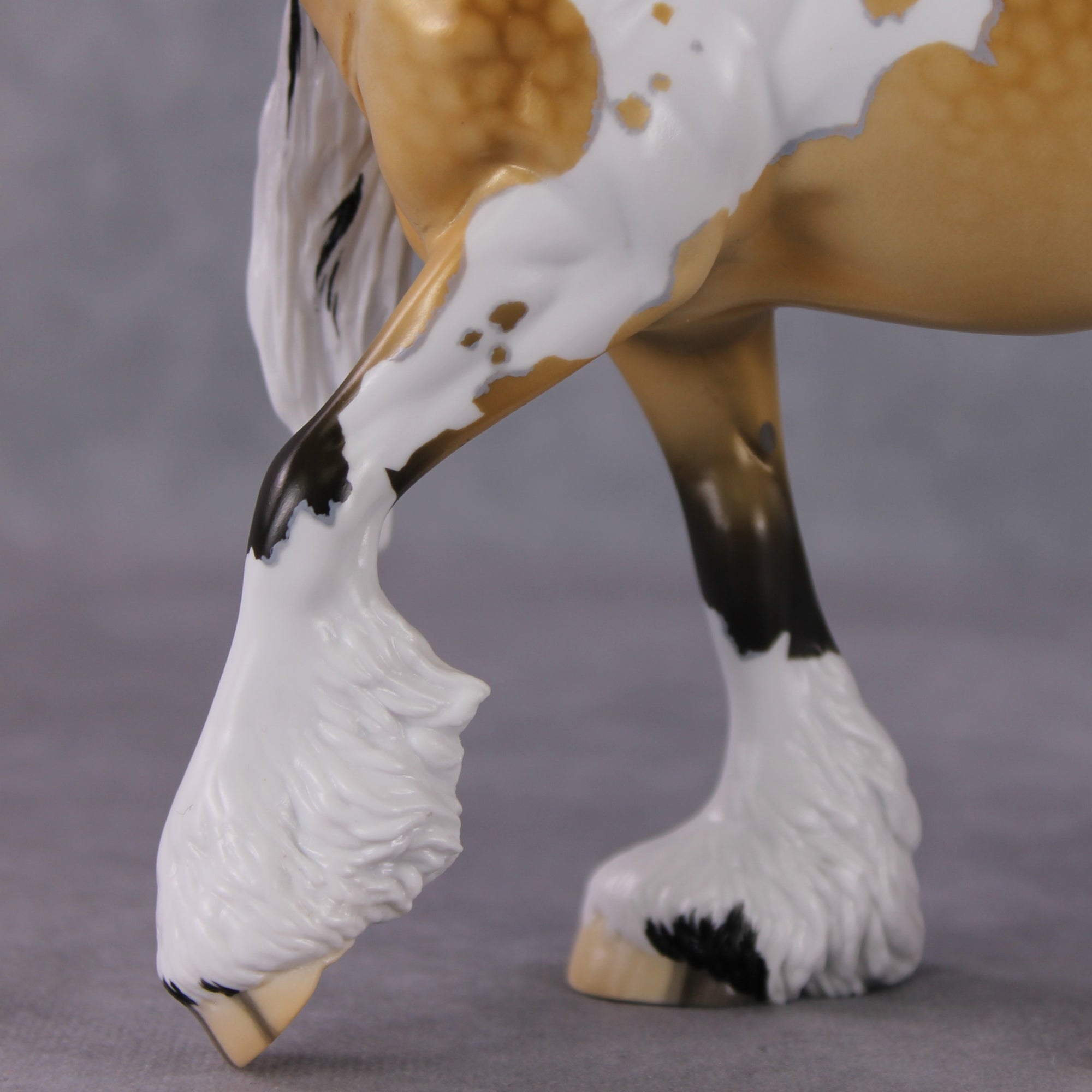 Stone Horses OOAK FCM "Prince Regent" - Dappled Buckskin Tobiano Irish Cob by Ellen Robbins &amp; Mona Best Offer 1/28/2025