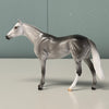 Justinian - Divine Comedy Dappled Steele Grey Thoroughbred Chip - LE-3  By Ellen Robbins Classic Literature Series 2024 CL24