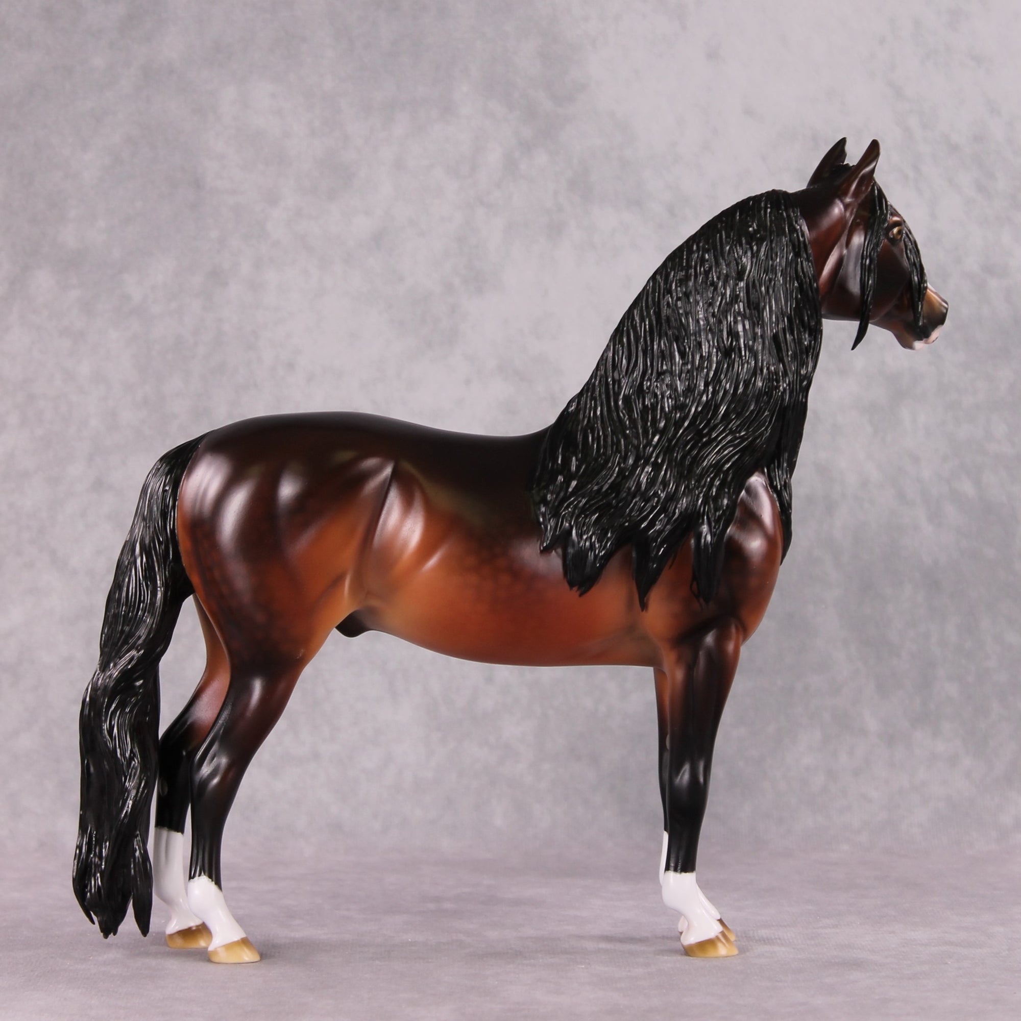 Stone Horses OOAK FCM "Whispered Warmth" - Dappled Bay Morgan by Ashley Palmer &amp; Mona Best Offer 1/28/2025