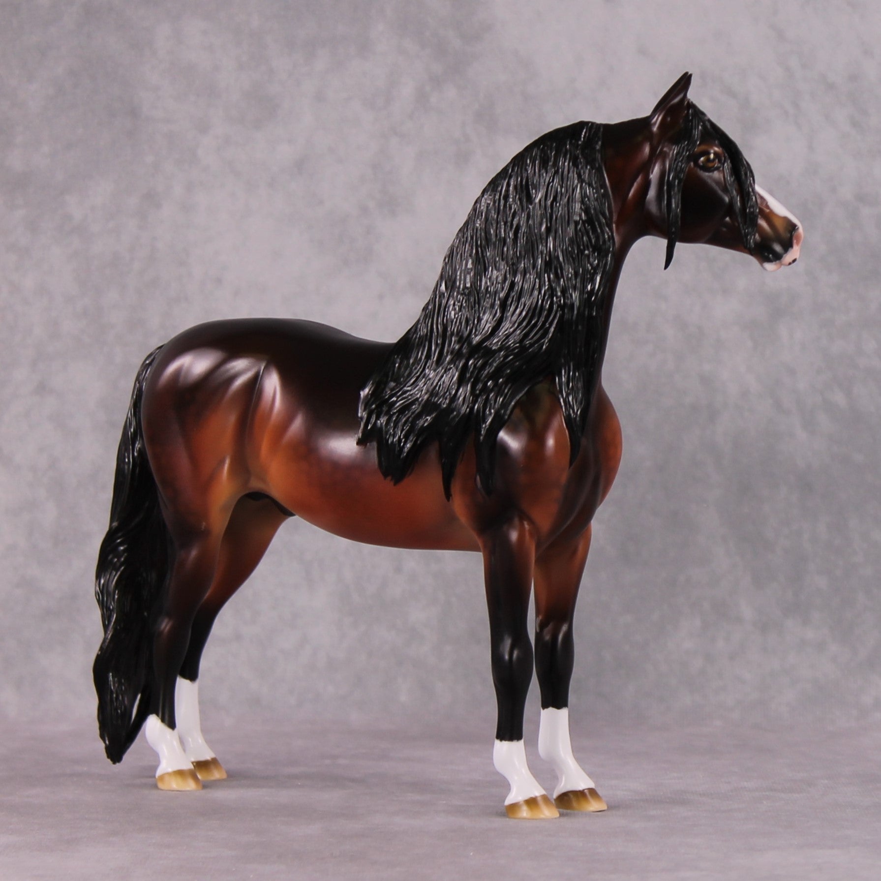 Stone Horses OOAK FCM "Whispered Warmth" - Dappled Bay Morgan by Ashley Palmer &amp; Mona Best Offer 1/28/2025