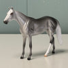 Justinian - Divine Comedy Dappled Steele Grey Thoroughbred Chip - LE-3  By Ellen Robbins Classic Literature Series 2024 CL24