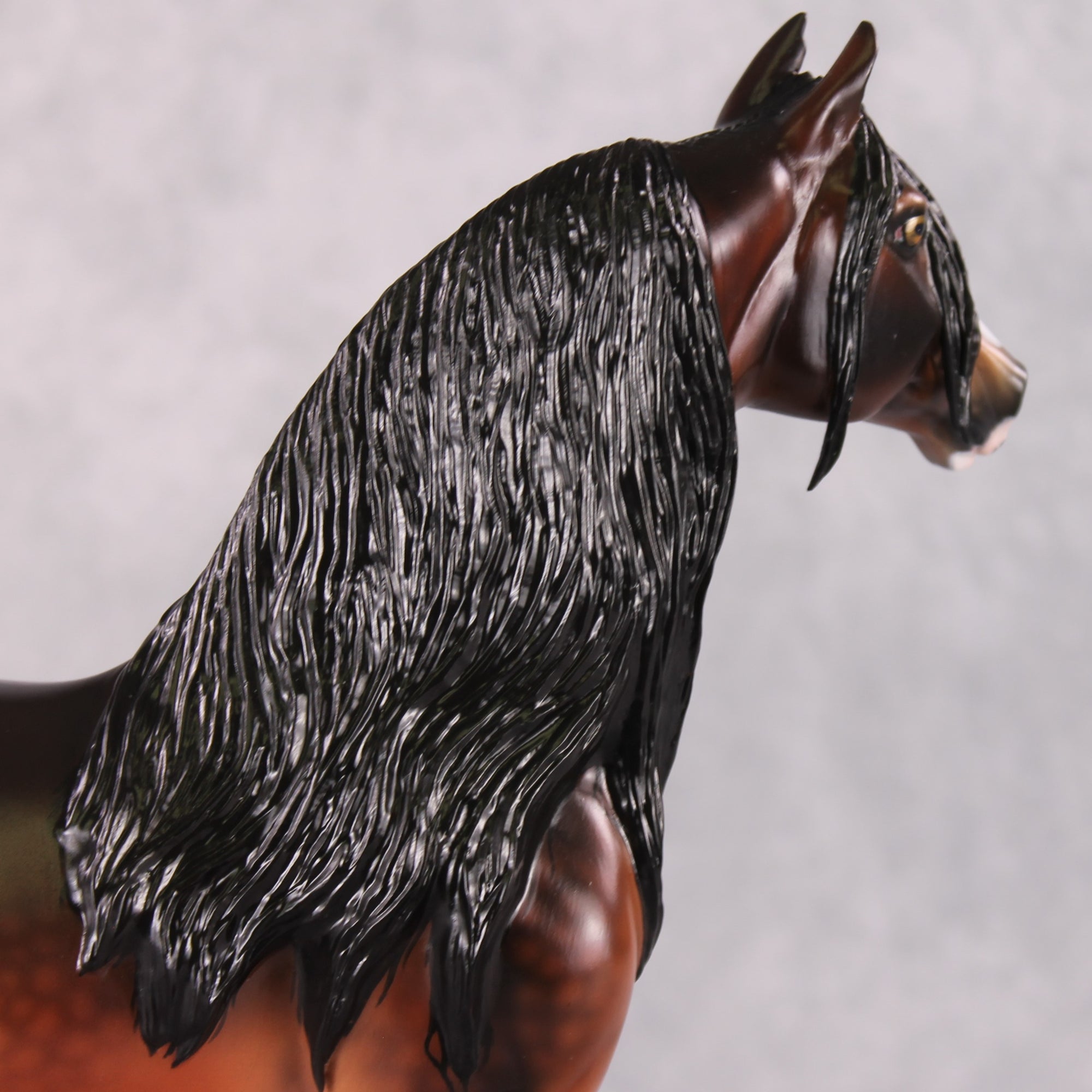 Stone Horses OOAK FCM "Whispered Warmth" - Dappled Bay Morgan by Ashley Palmer &amp; Mona Best Offer 1/28/2025