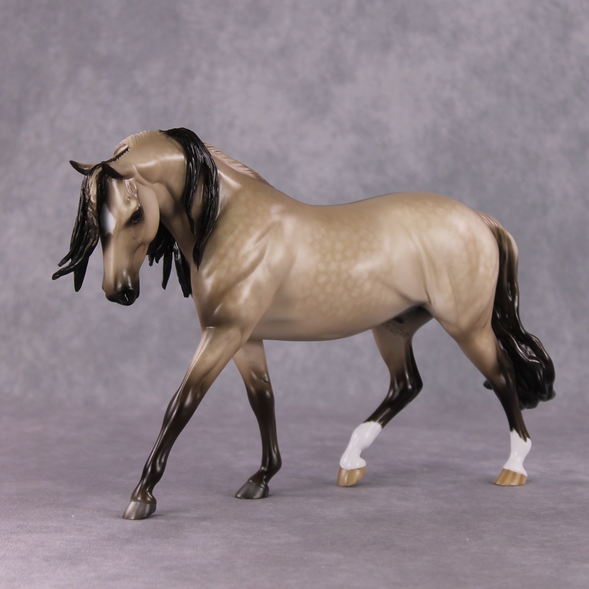 Stone Horses OOAK FCM "Illuminant" - Dappled Buckskin Pony by Sheryl Leisure &amp; Mona Best Offer 1/28/2025