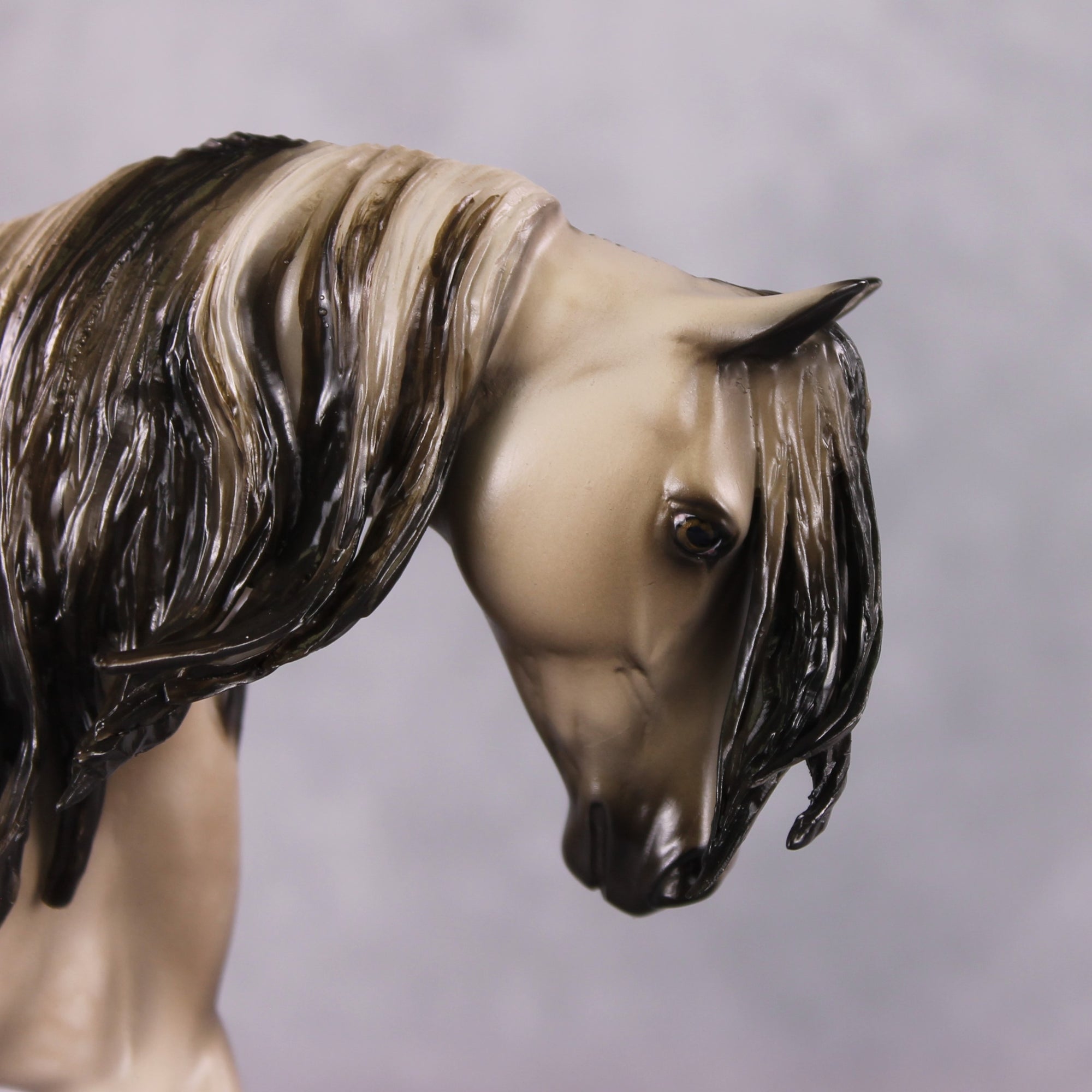 Stone Horses OOAK FCM "Illuminant" - Dappled Buckskin Pony by Sheryl Leisure &amp; Mona Best Offer 1/28/2025