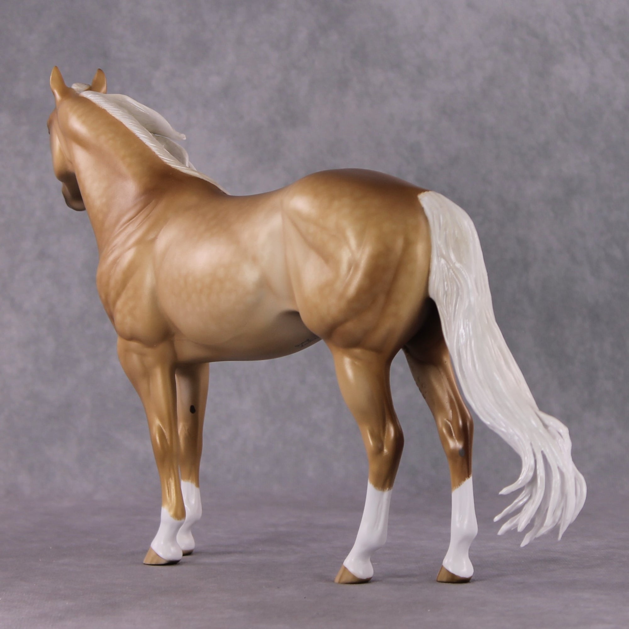 Stone Horses OOAK FCM "Agleam" - Dappled Palomino ISH by Sheryl Leisure &amp; Mona Best Offer 1/28/2025