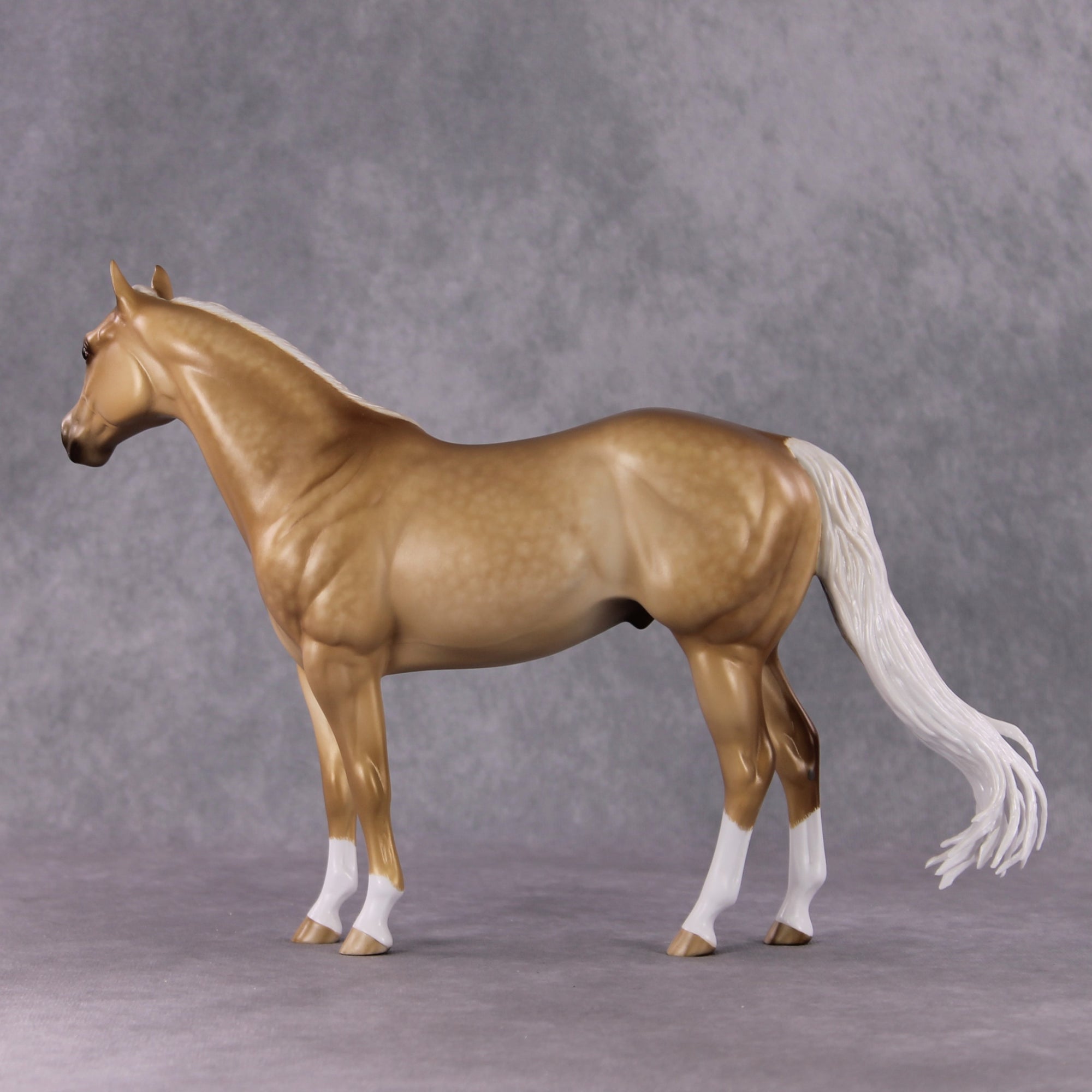 Stone Horses OOAK FCM "Agleam" - Dappled Palomino ISH by Sheryl Leisure &amp; Mona Best Offer 1/28/2025