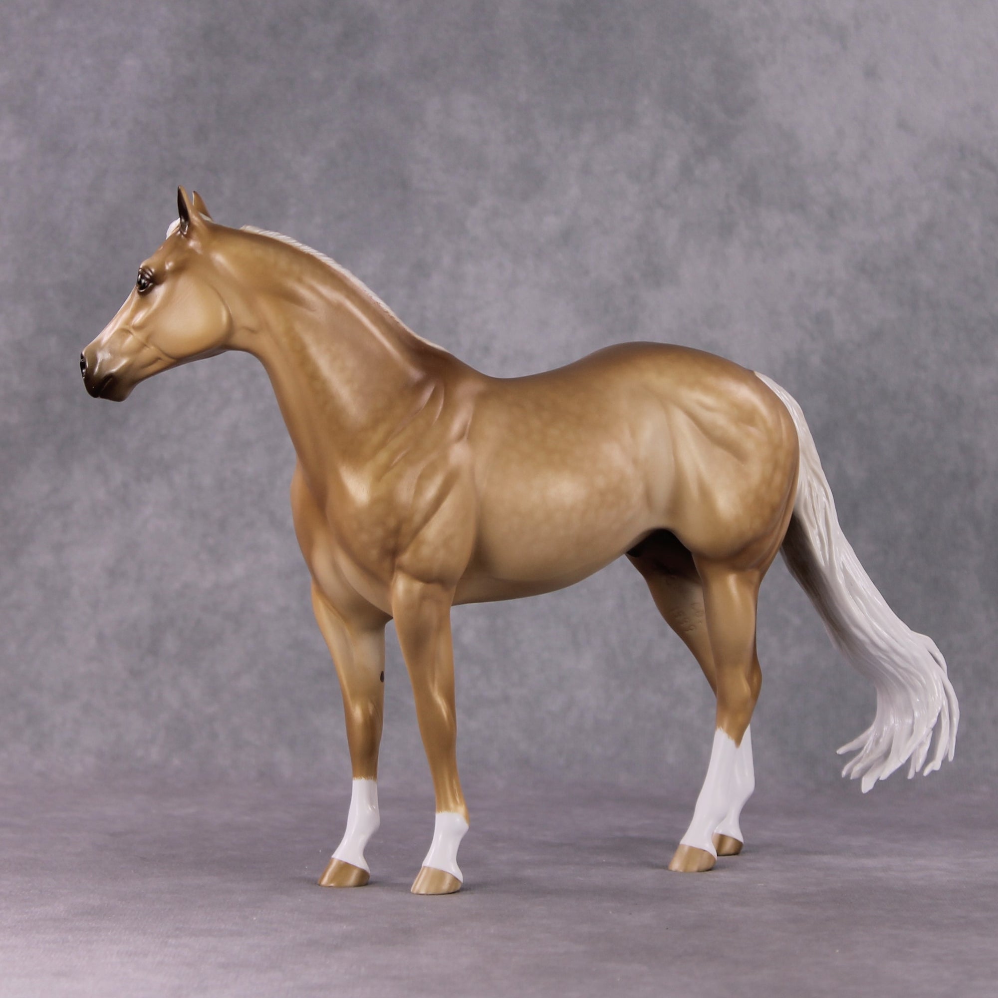 Stone Horses OOAK FCM "Agleam" - Dappled Palomino ISH by Sheryl Leisure &amp; Mona Best Offer 1/28/2025