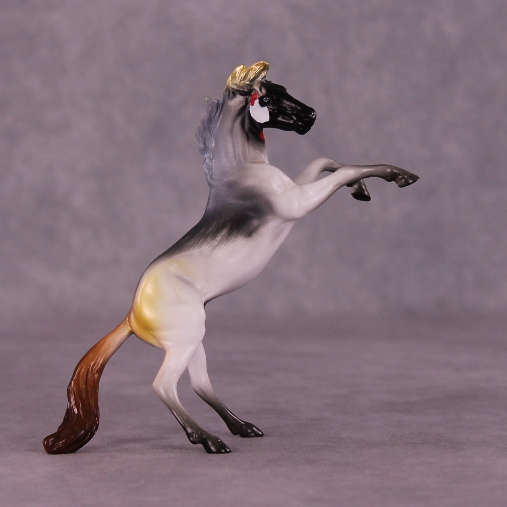 Serengeti OOAK Rearing Chip by Jess Hamill MS25