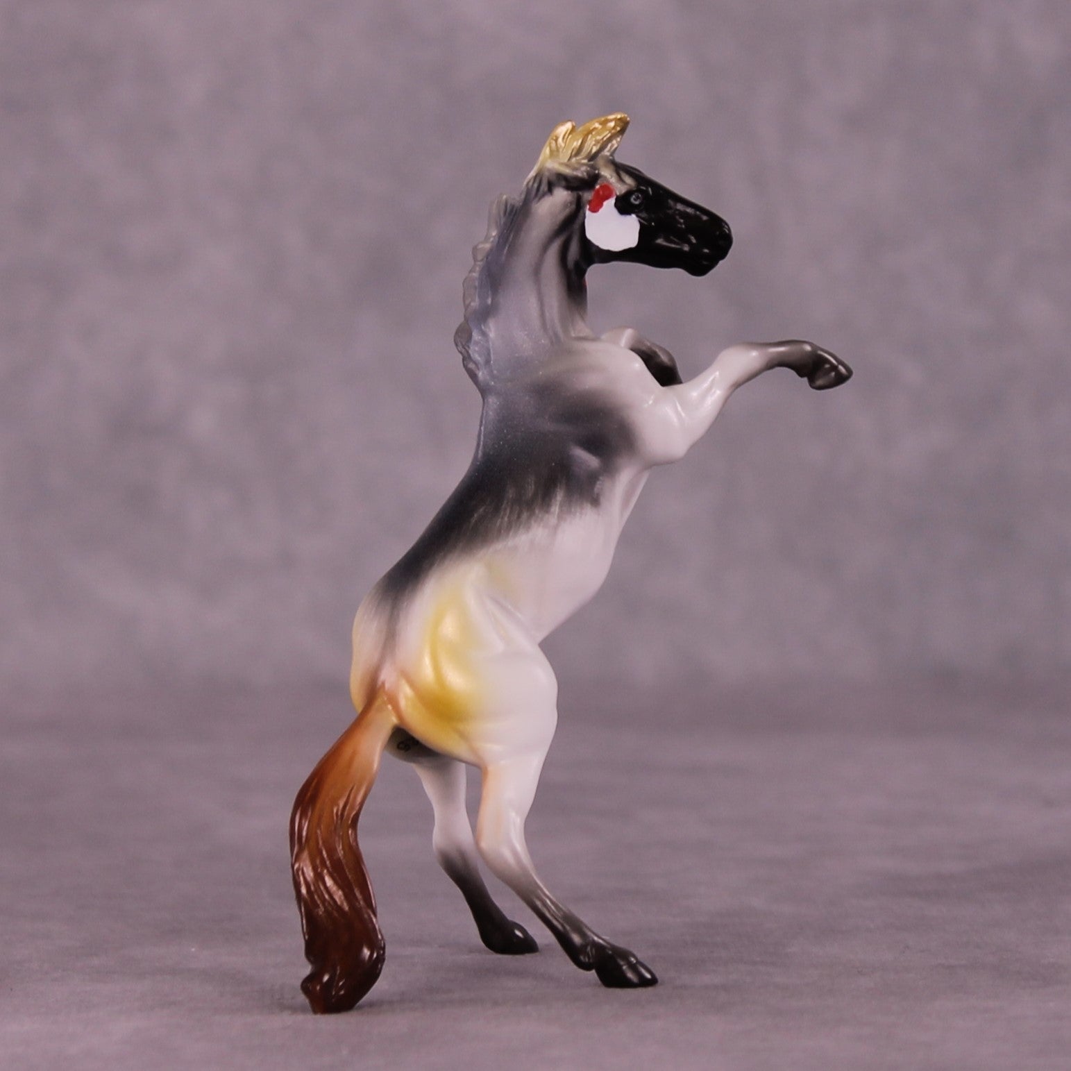 Serengeti OOAK Rearing Chip by Jess Hamill MS25