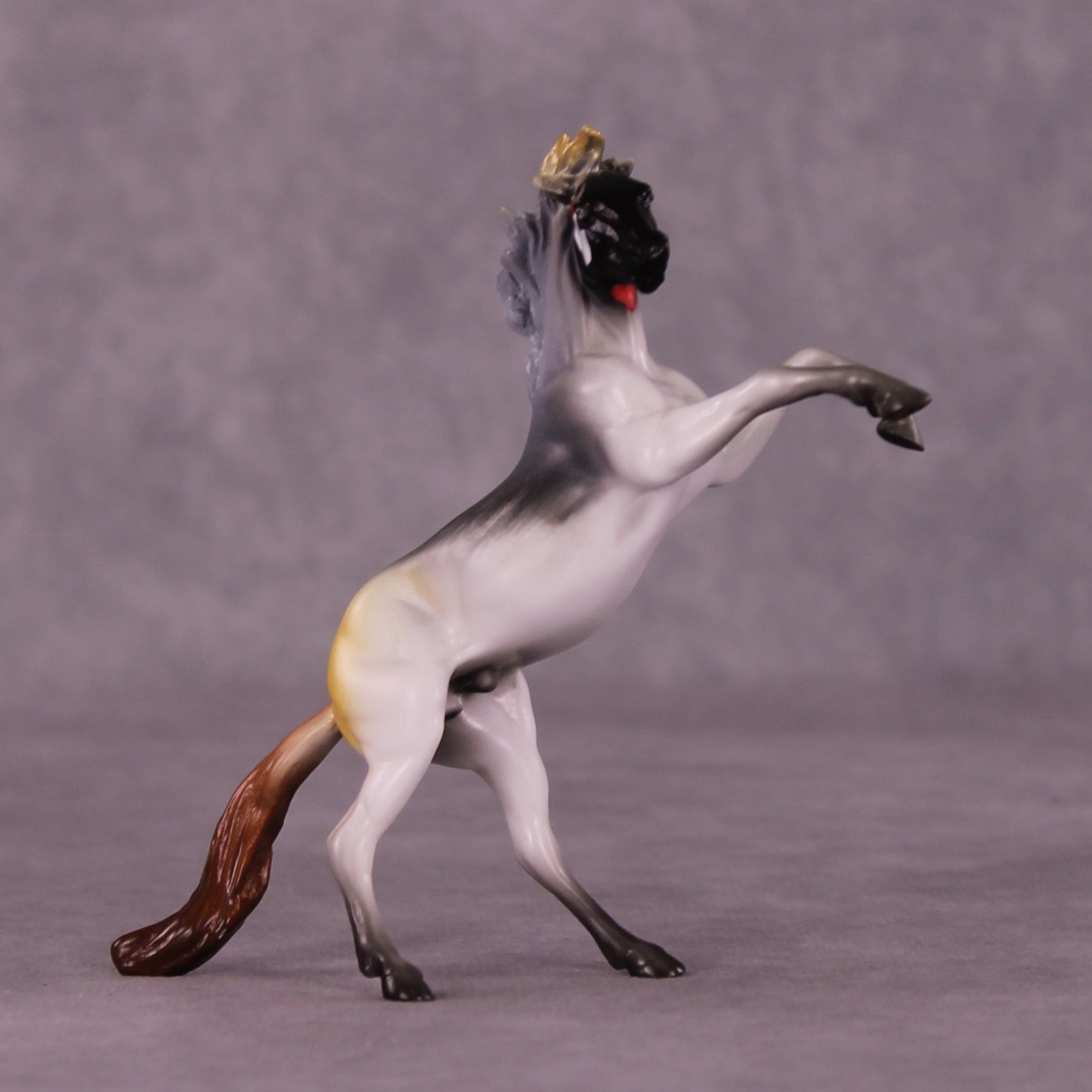 Serengeti OOAK Rearing Chip by Jess Hamill MS25