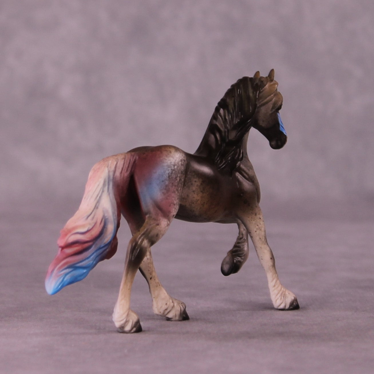 Sangha OOAK Friesian Chip by Jess Hamill MS25