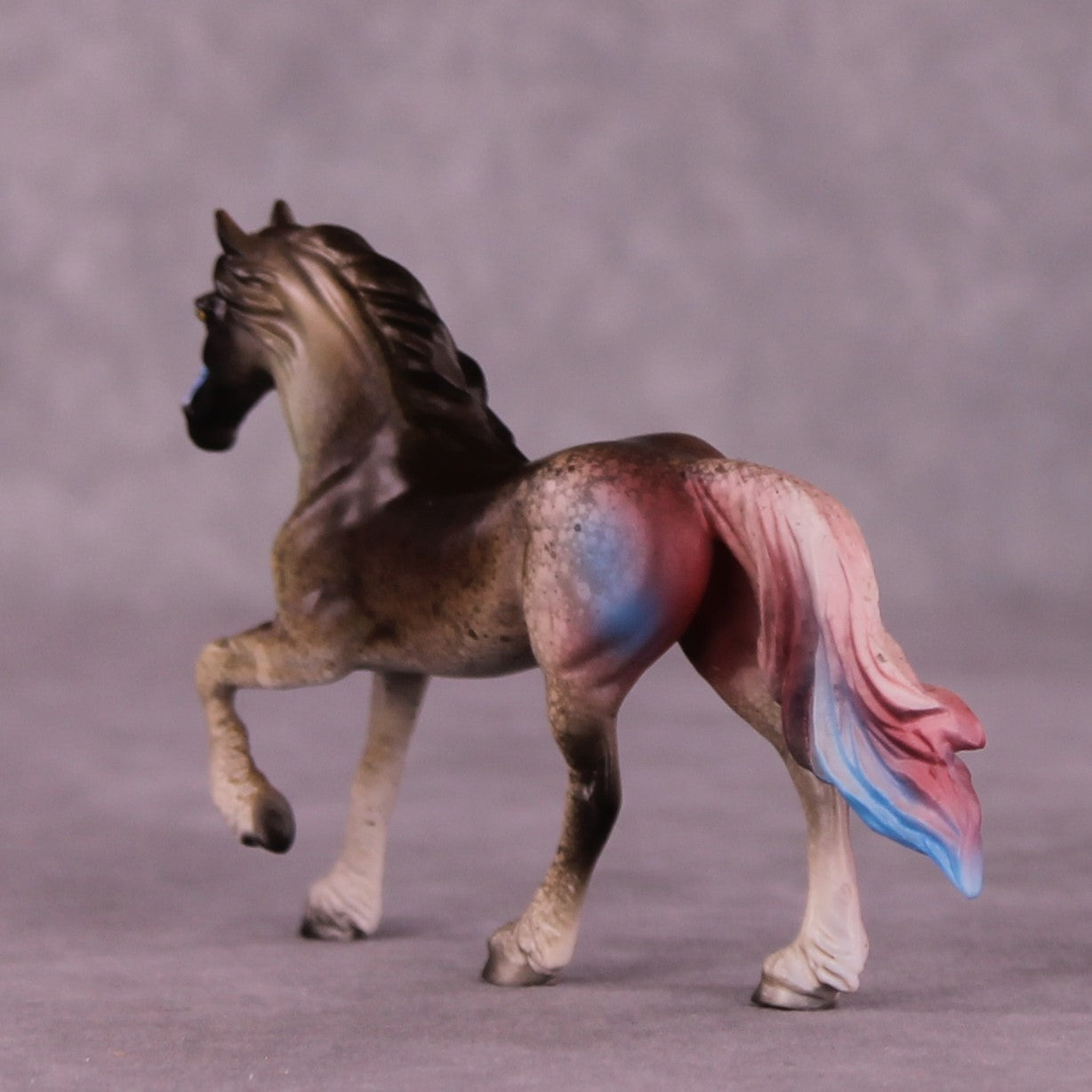 Sangha OOAK Friesian Chip by Jess Hamill MS25