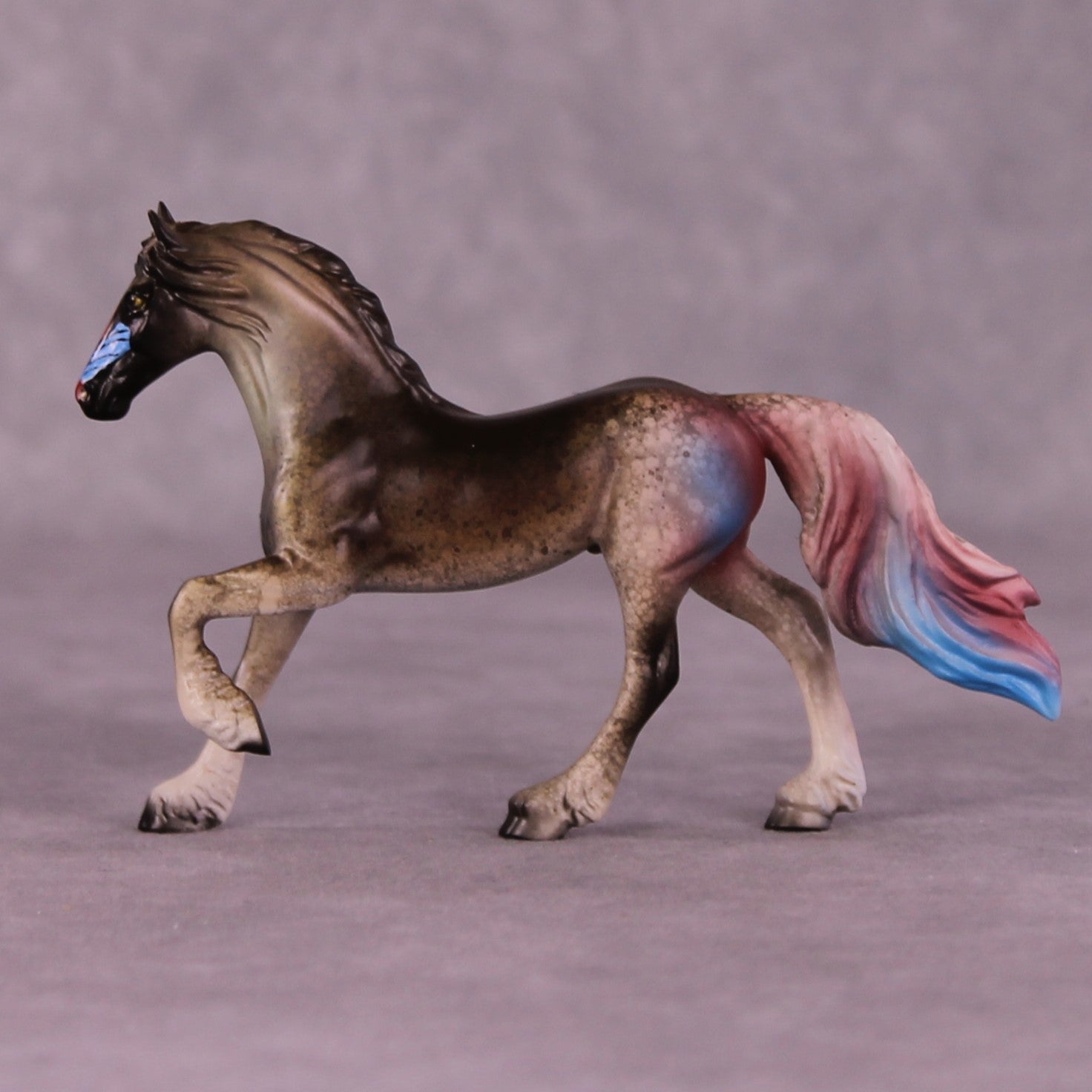 Sangha OOAK Friesian Chip by Jess Hamill MS25