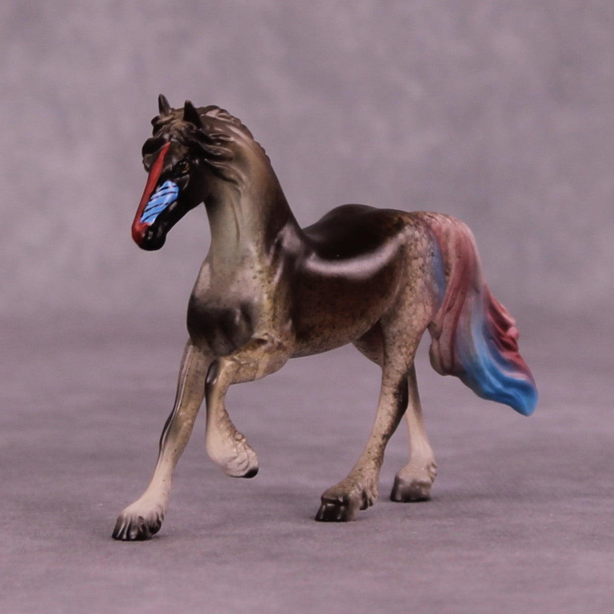 Sangha OOAK Friesian Chip by Jess Hamill MS25