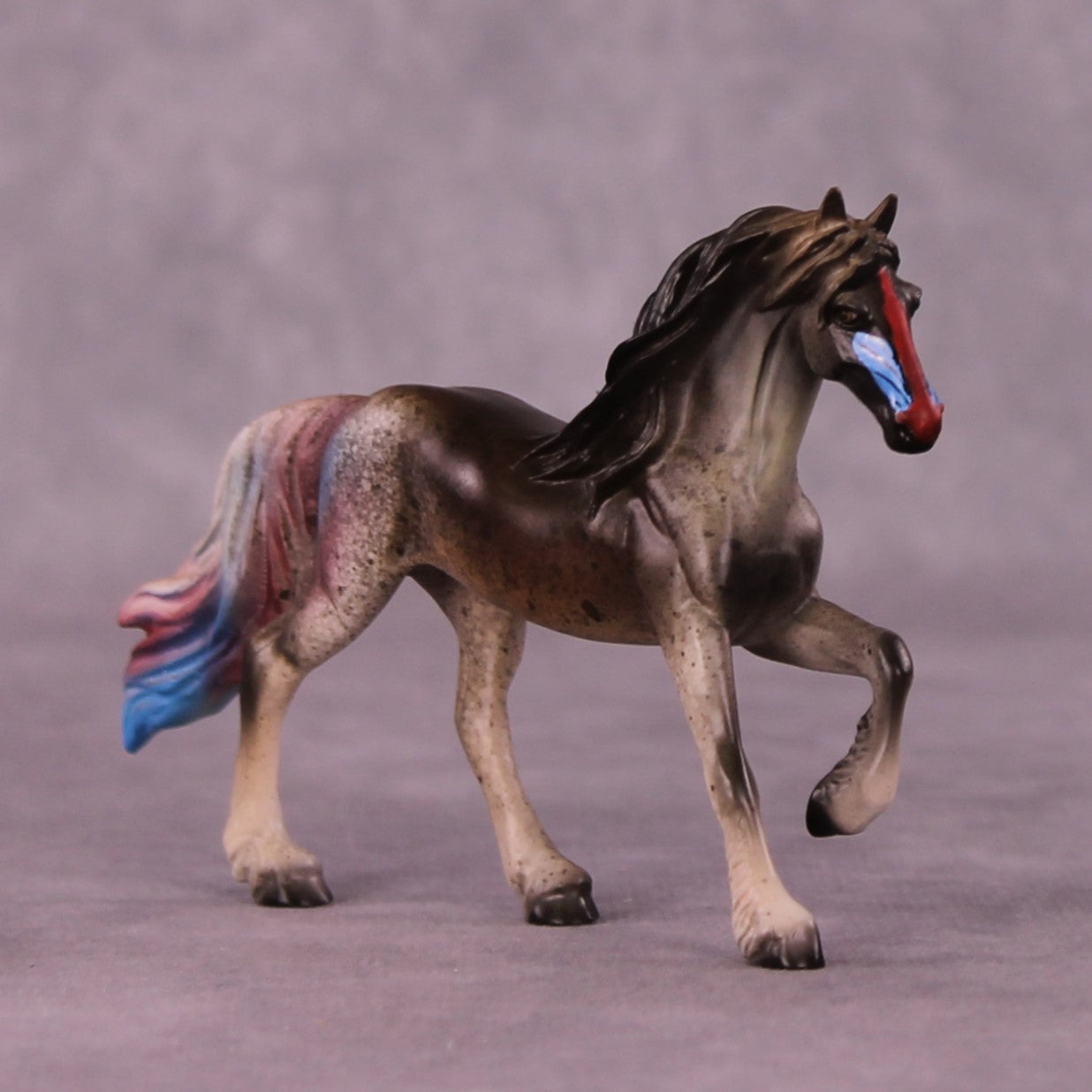 Sangha OOAK Friesian Chip by Jess Hamill MS25