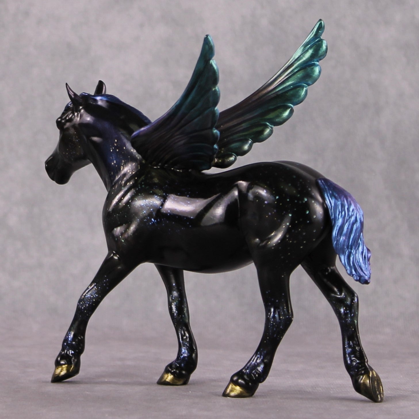 "Quoth The ... Grackle?" OOAK Deco Pebble Draft by Maggie Jenner-Bennett SS125 1/28/2025