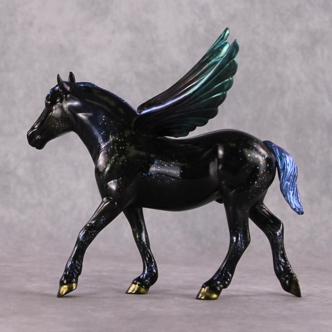 "Quoth The ... Grackle?" OOAK Deco Pebble Draft by Maggie Jenner-Bennett SS125 1/28/2025