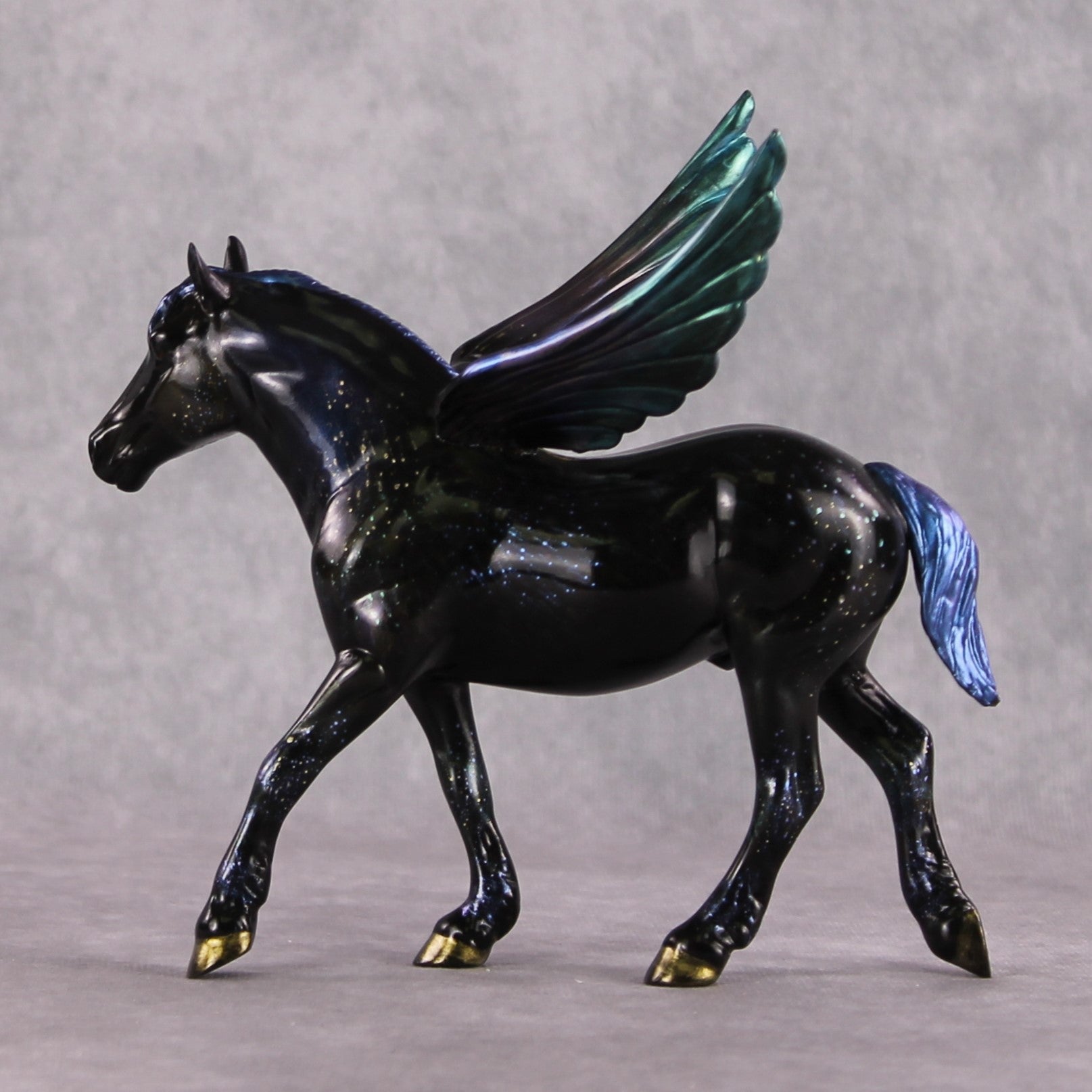 "Quoth The ... Grackle?" OOAK Deco Pebble Draft by Maggie Jenner-Bennett SS125 1/28/2025