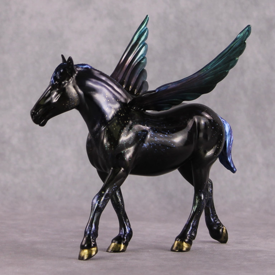 "Quoth The ... Grackle?" OOAK Deco Pebble Draft by Maggie Jenner-Bennett SS125 1/28/2025
