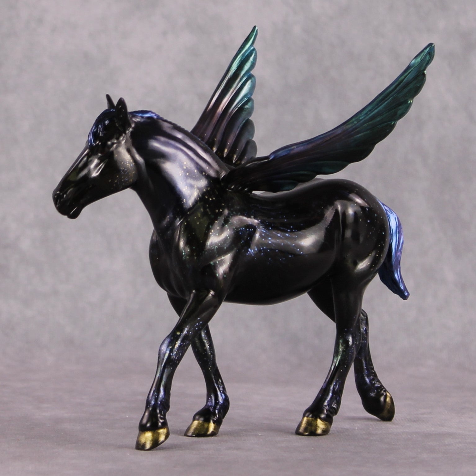 "Quoth The ... Grackle?" OOAK Deco Pebble Draft by Maggie Jenner-Bennett SS125 1/28/2025