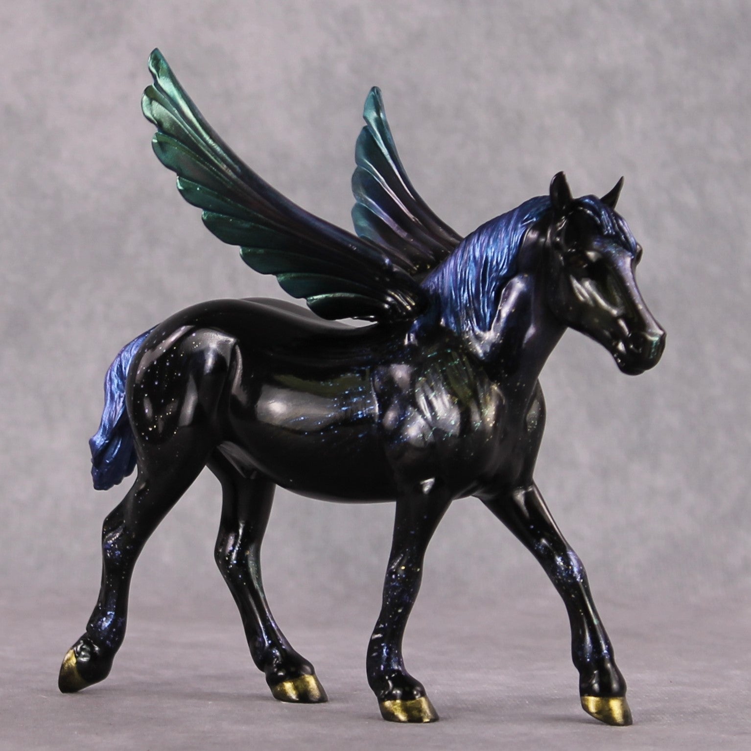 "Quoth The ... Grackle?" OOAK Deco Pebble Draft by Maggie Jenner-Bennett SS125 1/28/2025