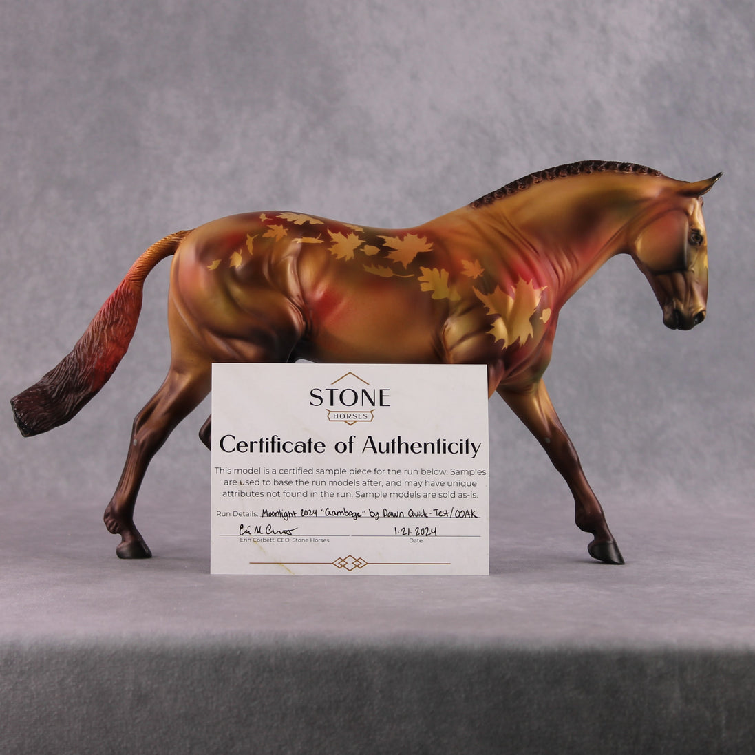"Gamboge" - Fall Decorator SAMPLE Palouse, Morgan and Mule By Dawn Quick