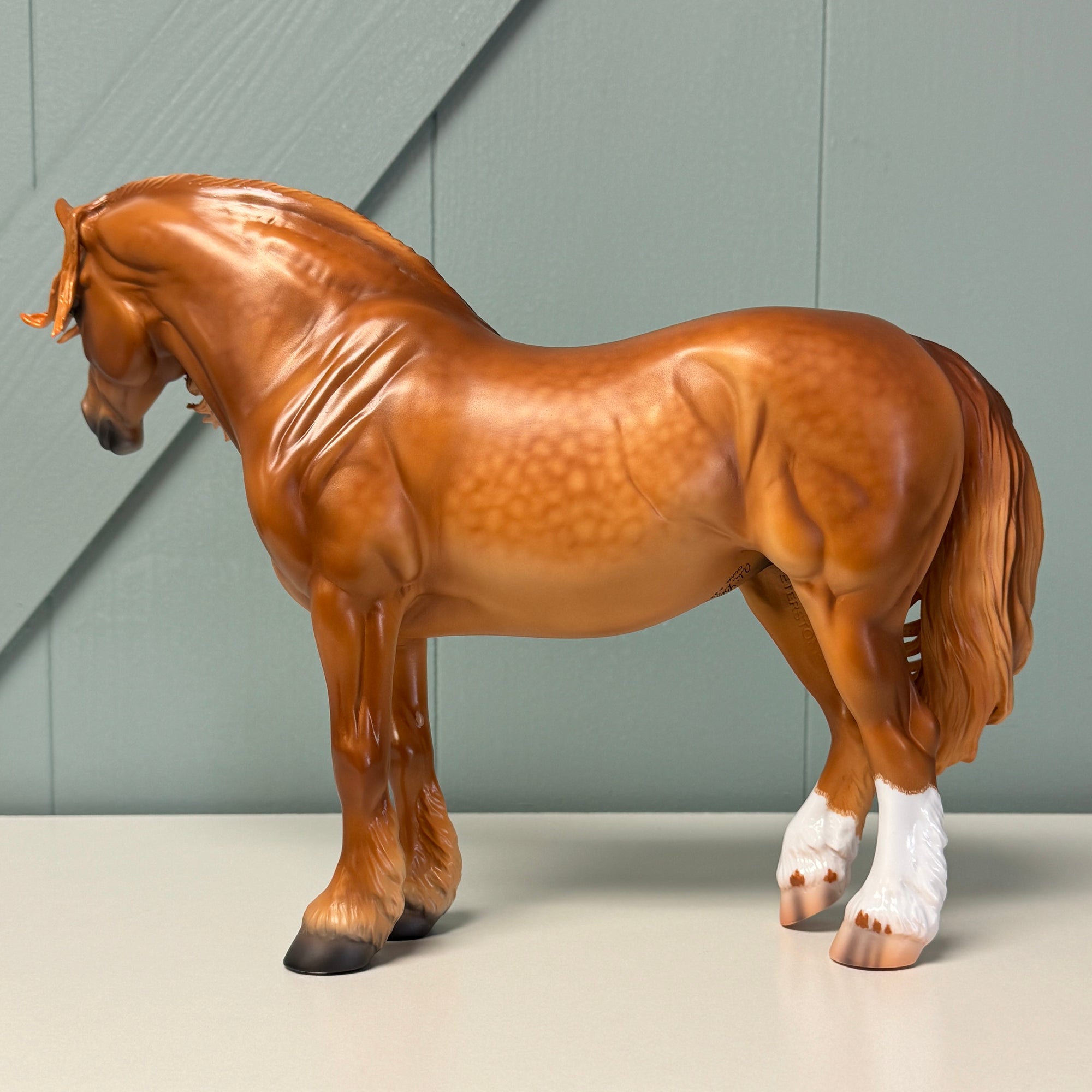 Bethesda OOAK Dappled Chestnut Custom Heavy Draft By Caroline Boydston - Best Offer