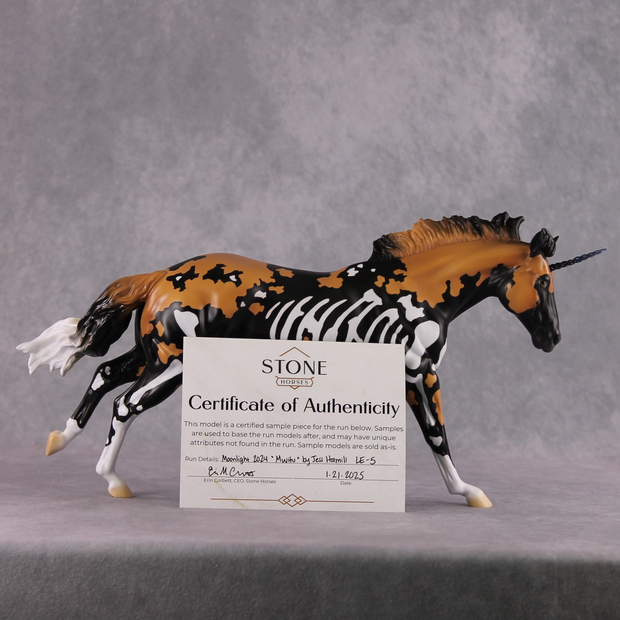 Stone Horses SAMPLE "Mwitu" Moonlight Madness 2024 Remington by Jess Hamill