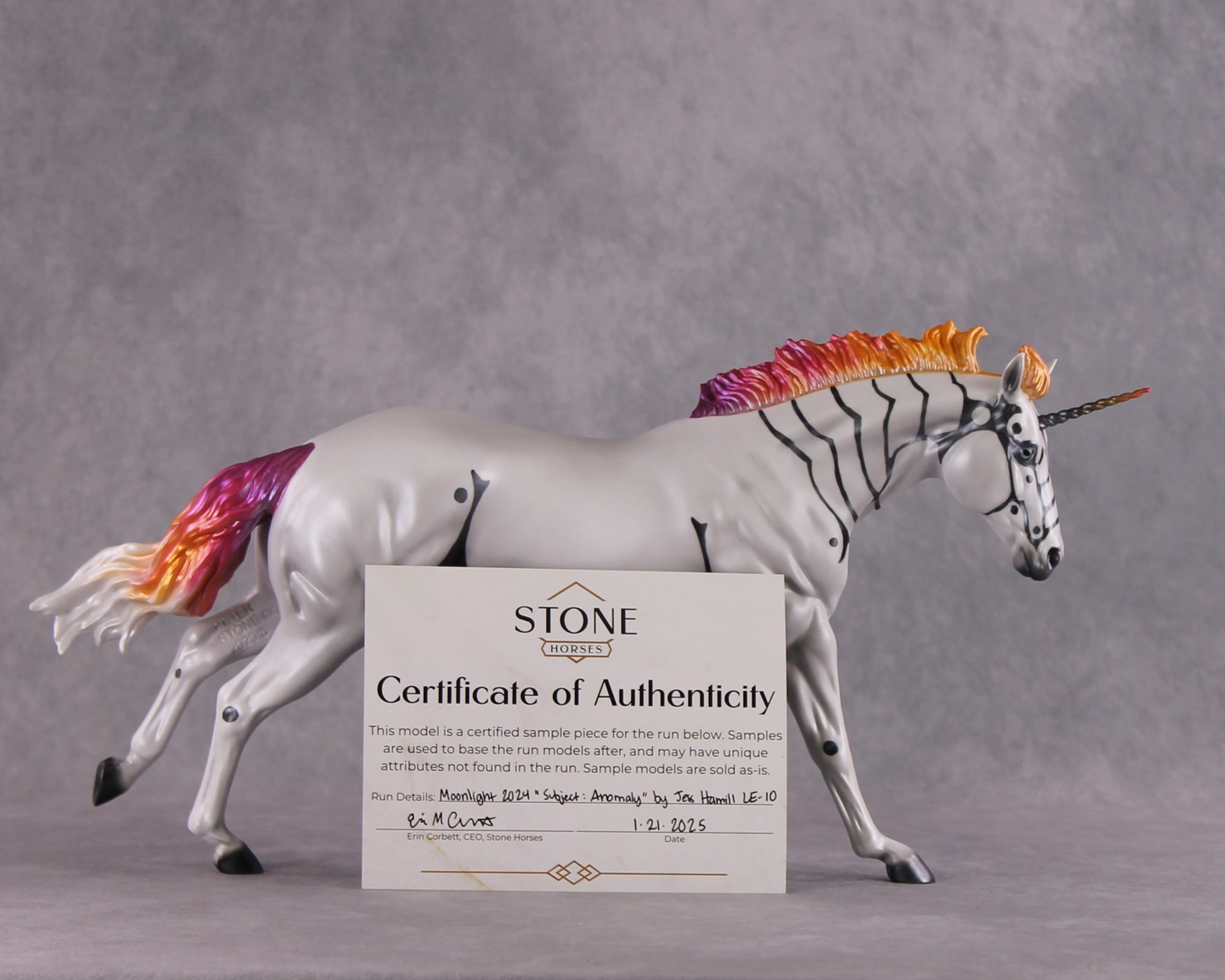 Stone Horses SAMPLE "Subject:Anomaly" Moonlight Madness 2024 Remington by Jess Hamill