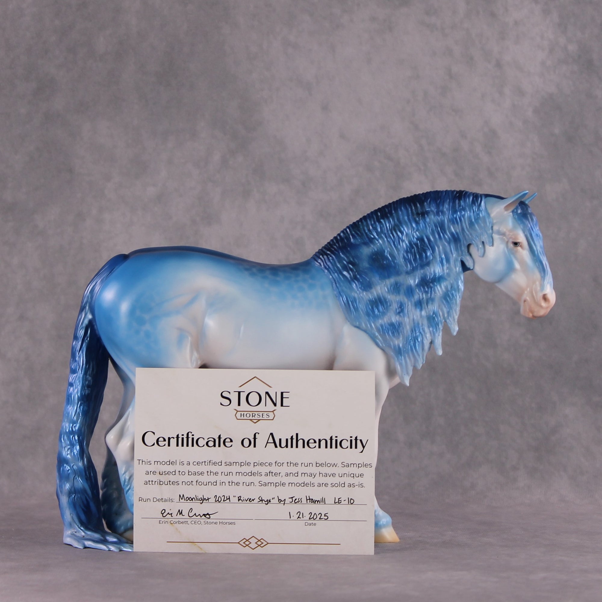 Stone Horses SAMPLE "River Styx" Moonlight Madness 2024 Bunny Heavy Draft by Jess Hamill