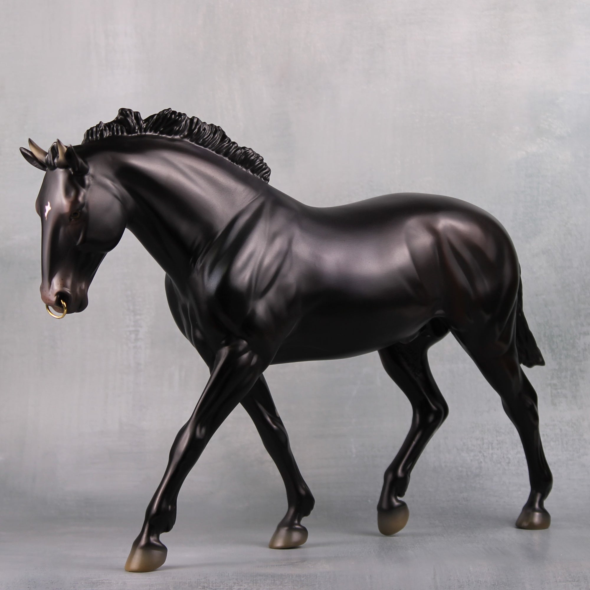 Labyrinth (the Minotaur) LE 10 Run Custom Liver with Nose Ring Irish Draught By Jess Hamill MM24