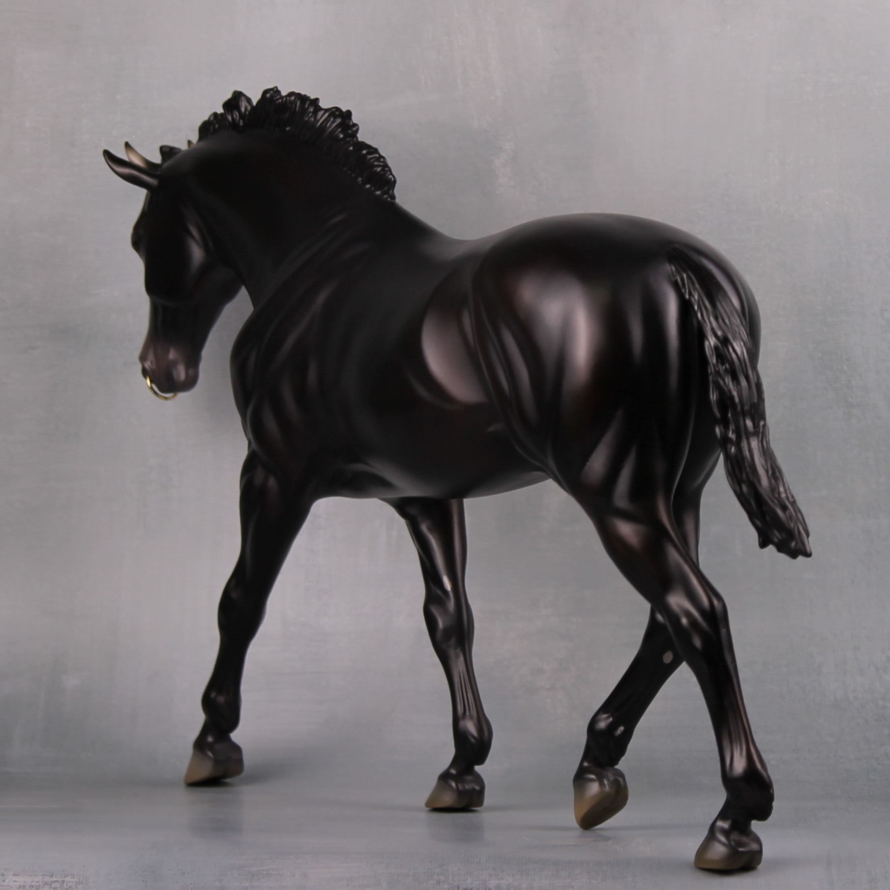 Labyrinth (the Minotaur) LE 10 Run Custom Liver with Nose Ring Irish Draught By Jess Hamill MM24