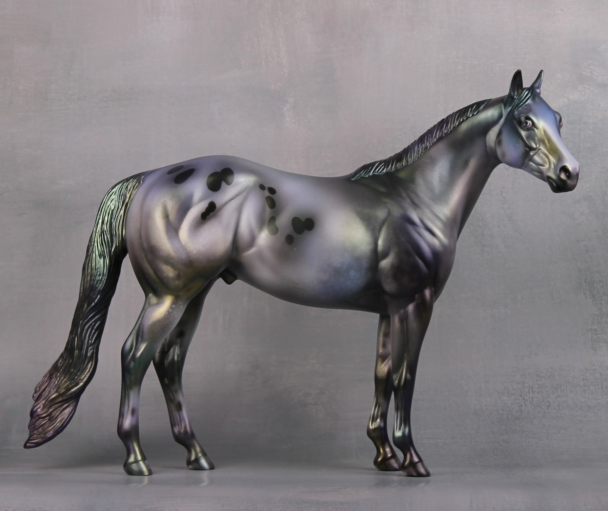 PREVIEW LISTING ONLY Vigilant (Decorator) LE 15 Green Deco Appaloosa Decorator Ideal Stock Horse By Julie Keim MM24 Run