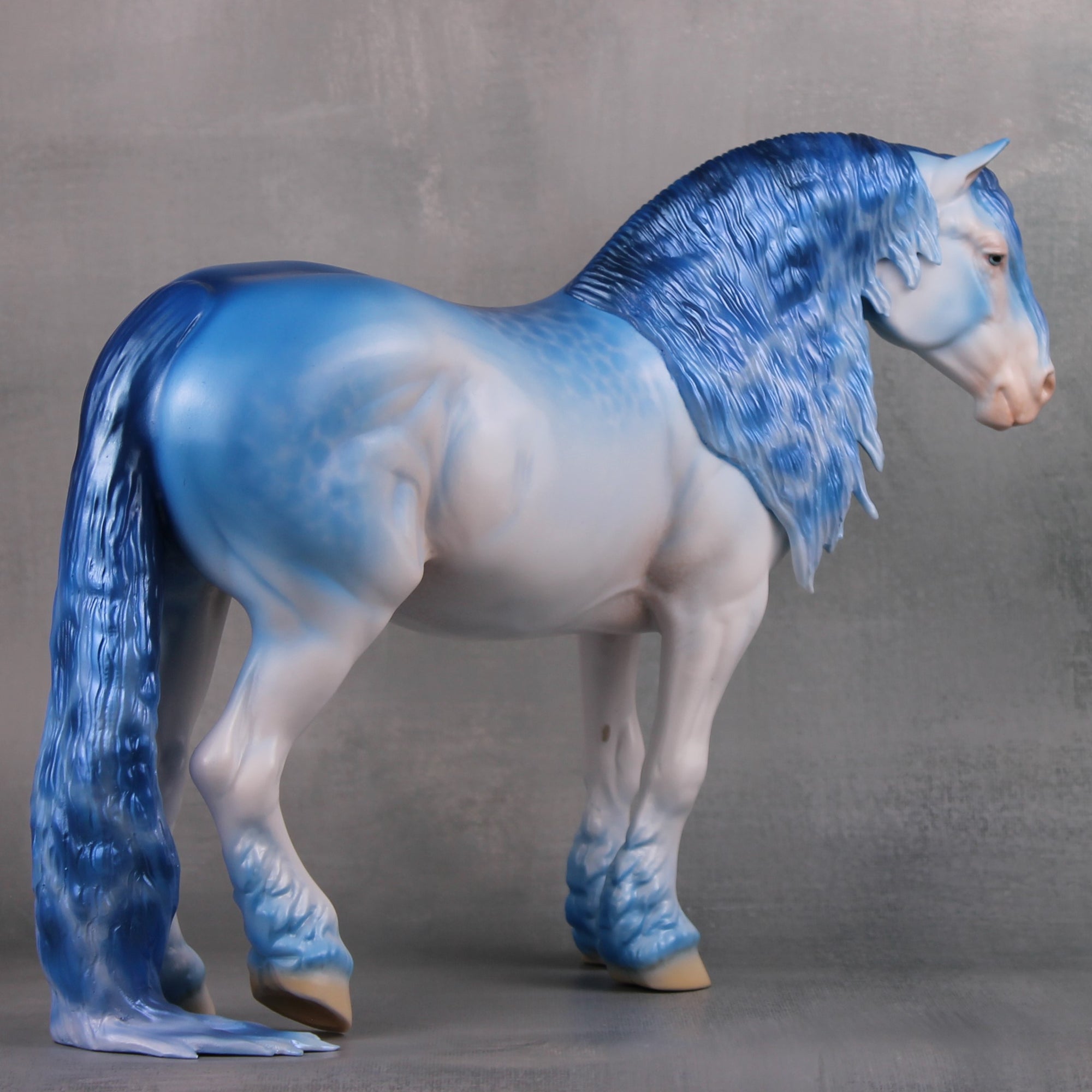 River Styx LE 10 Run Custom Blue Decorator Heavy Draft Mare By Jess Hamill MM24 Run