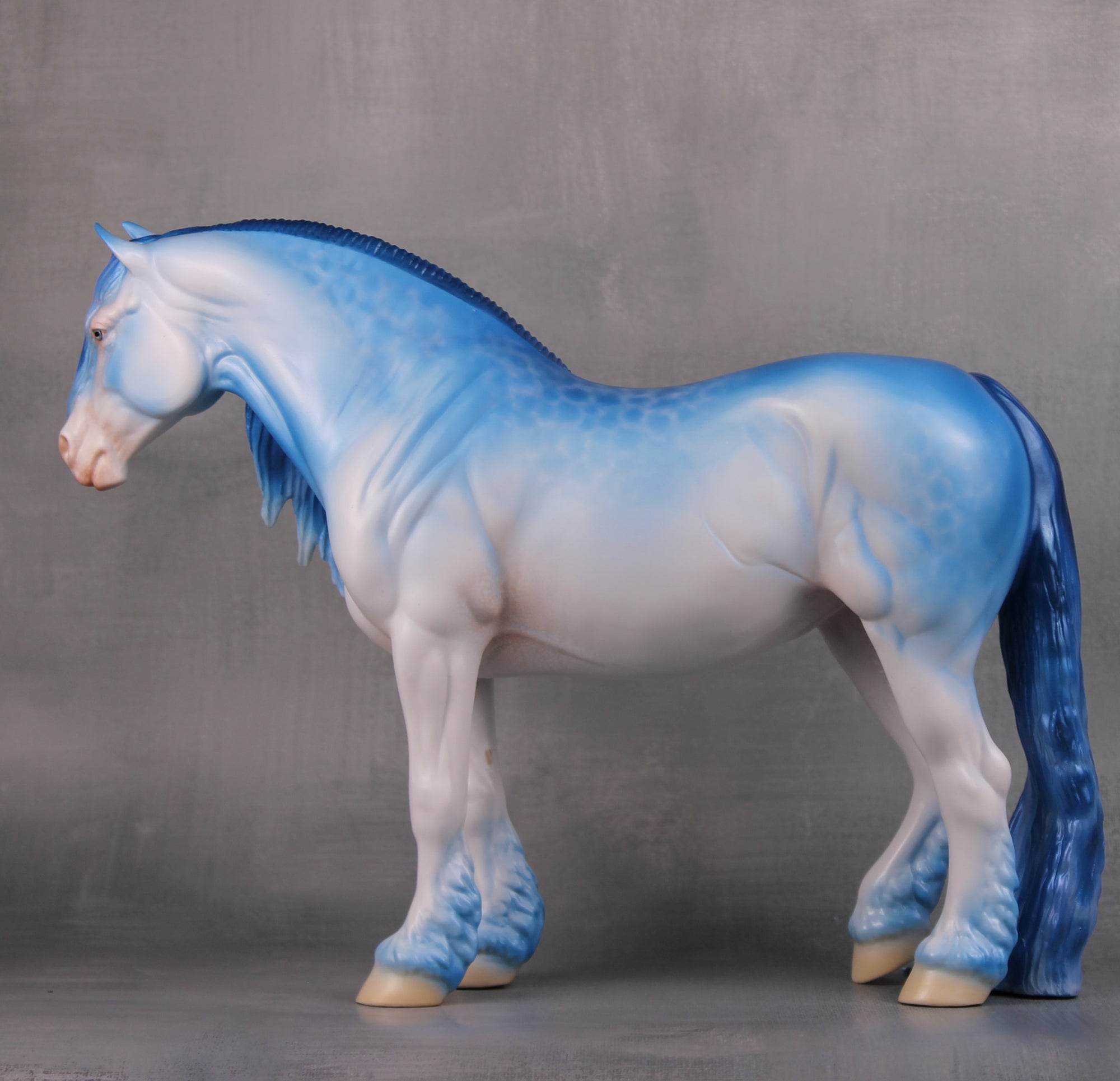 River Styx LE 10 Run Custom Blue Decorator Heavy Draft Mare By Jess Hamill MM24 Run