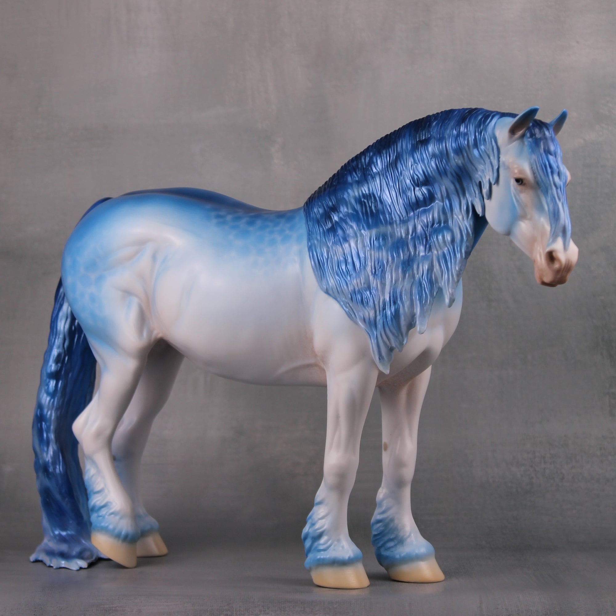 River Styx LE 10 Run Custom Blue Decorator Heavy Draft Mare By Jess Hamill MM24 Run