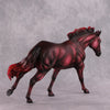 &quot;Red&quot; SAMPLE Maroon Deco Running Stock Horse By Dawn Quick