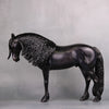 Ermin OOAK Dappled Black Friesian Custom Andalusian By Caroline Boydston - Best Offer 10/8/24