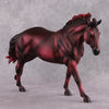 &quot;Red&quot; SAMPLE Maroon Deco Running Stock Horse By Dawn Quick