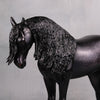 Ermin OOAK Dappled Black Friesian Custom Andalusian By Caroline Boydston - Best Offer 10/8/24