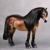 Isca OOAK Dappled Dark Bay Custom Heavy Draft Mare By Caroline Boydston - Best Offer 10/8/24