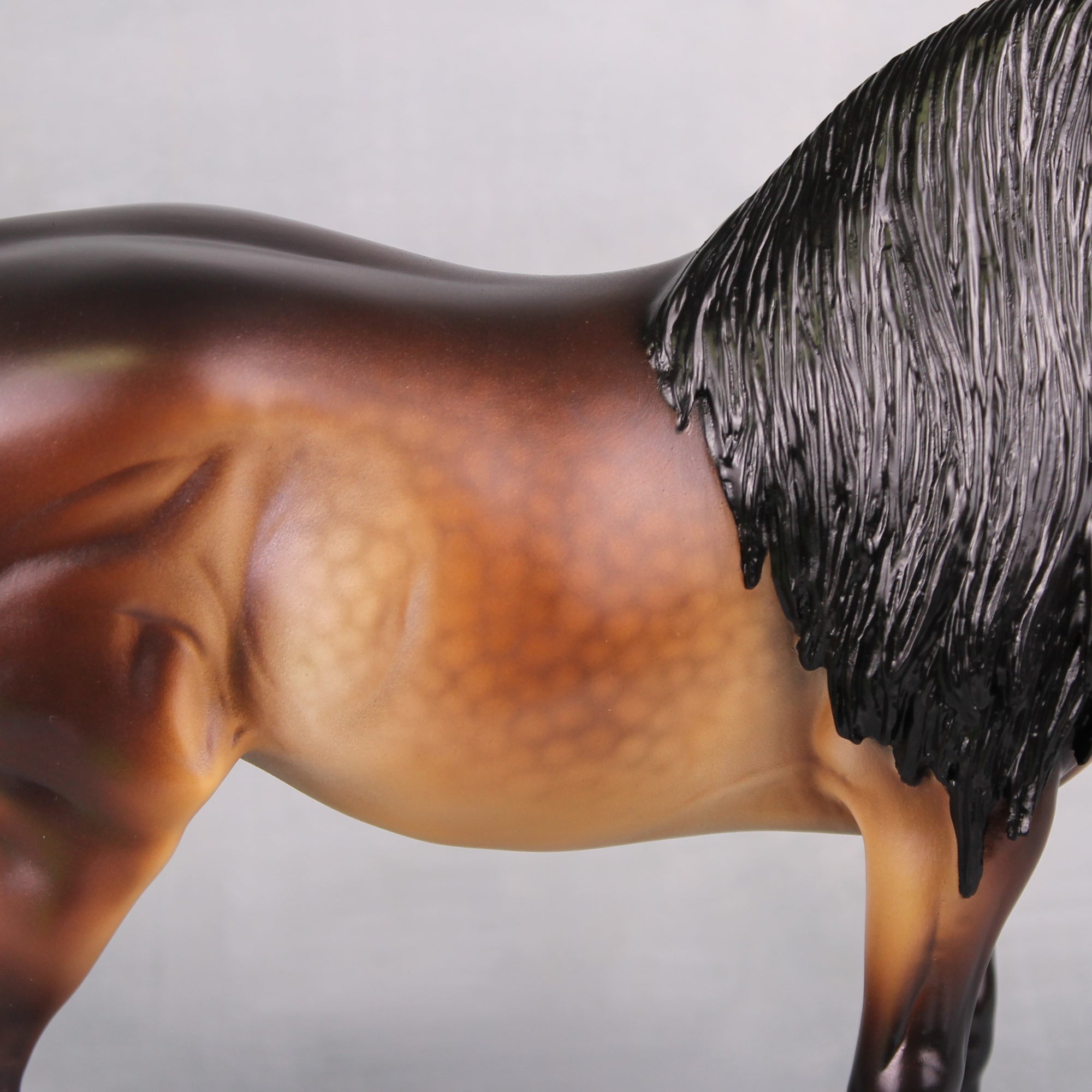 Isca OOAK Dappled Dark Bay Custom Heavy Draft Mare By Caroline Boydston - Best Offer 10/8/24