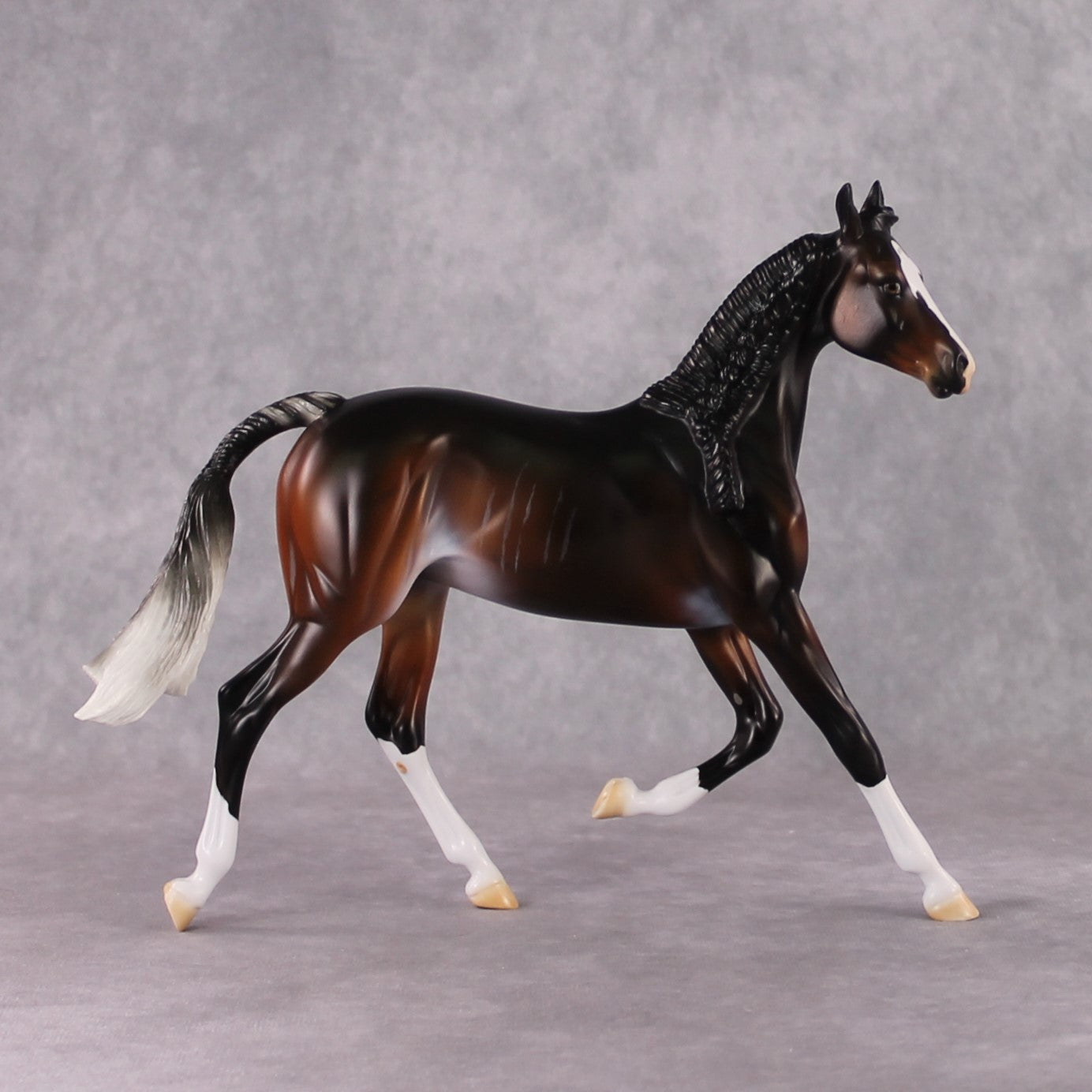 "Puimcin" SAMPLE Extreme Custom Bay Rabicano Arab Yearling By Ashley Palmer