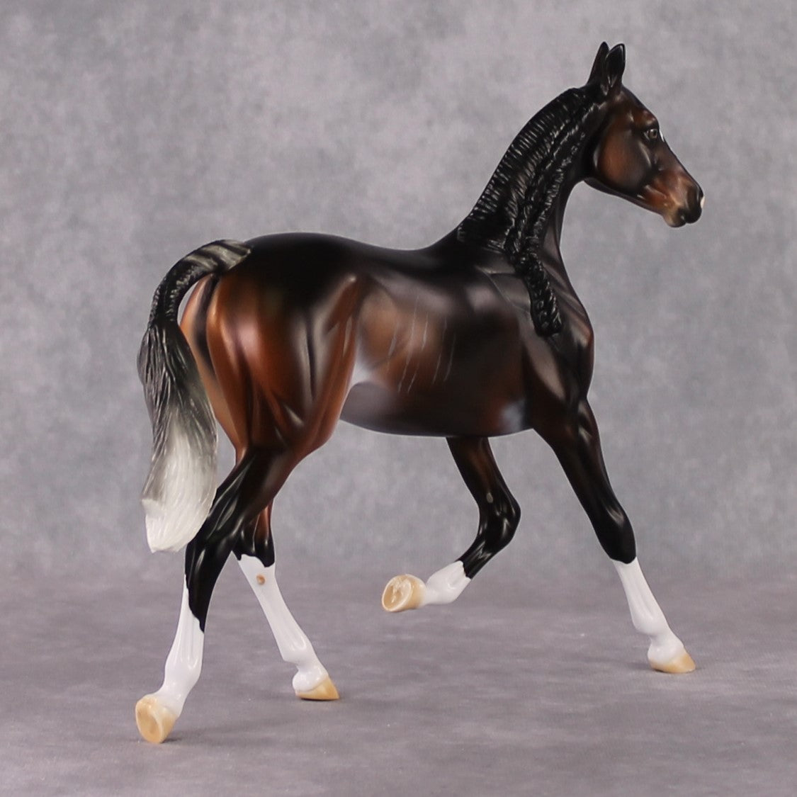 "Puimcin" SAMPLE Extreme Custom Bay Rabicano Arab Yearling By Ashley Palmer