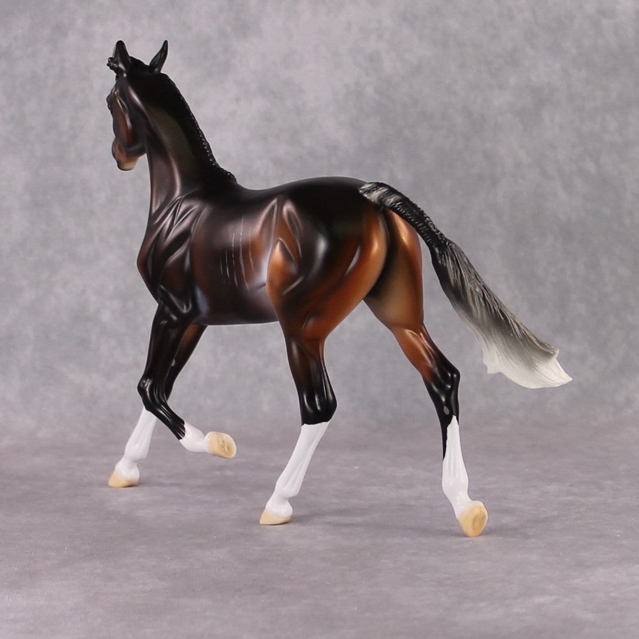 "Puimcin" SAMPLE Extreme Custom Bay Rabicano Arab Yearling By Ashley Palmer