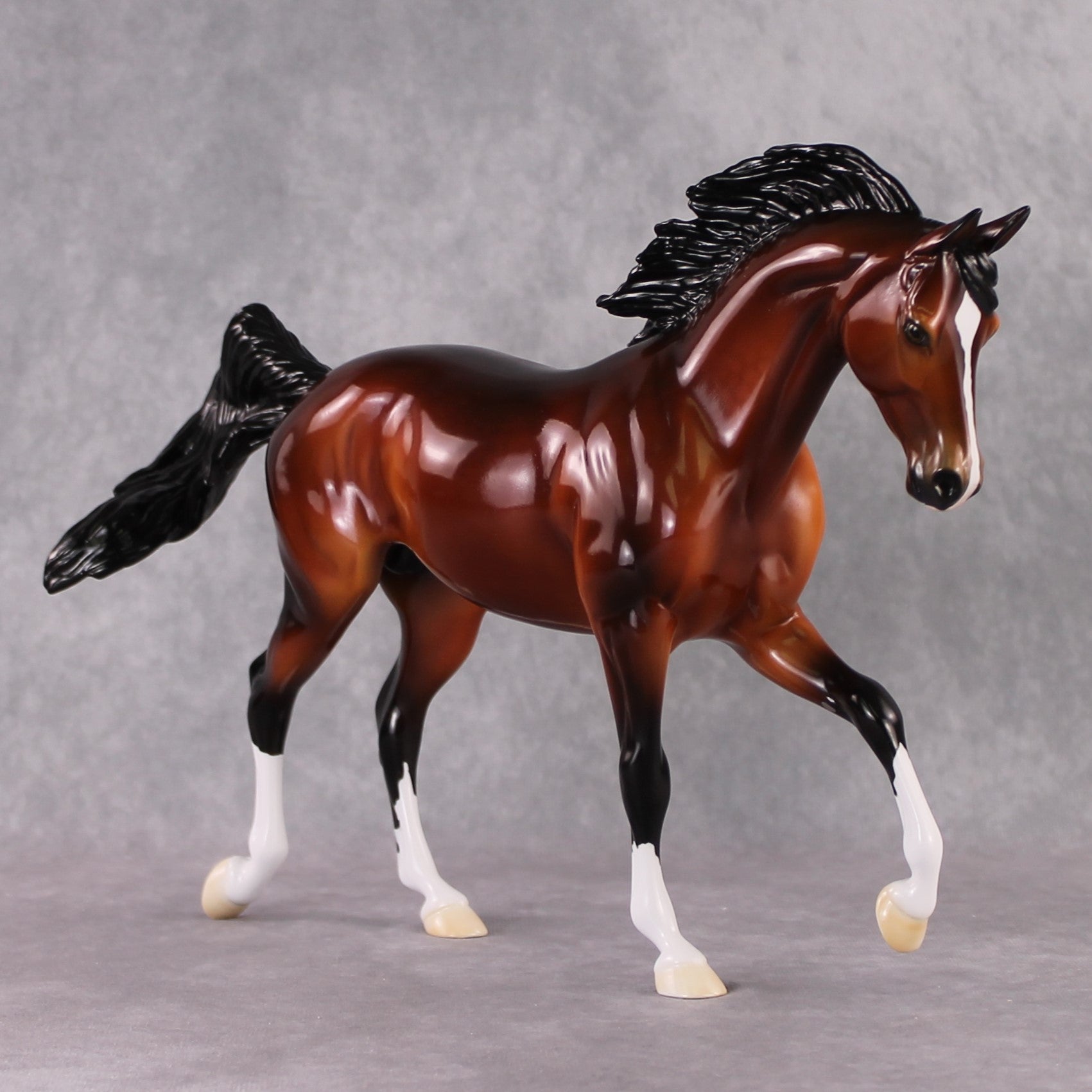 "Ace" Glossy Thoroughbred By Ellen Robbins