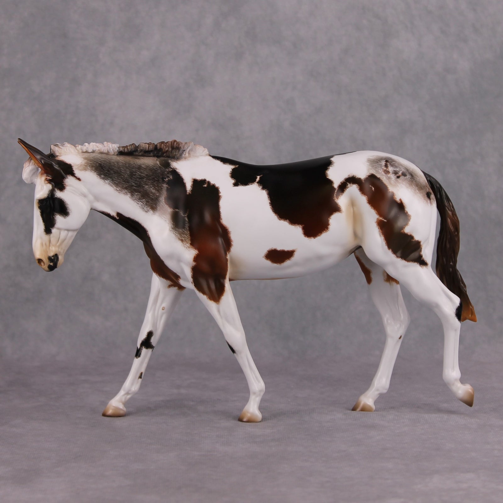 Snow on the Beach OOAK Bay Pinto with Roaning Custom Mule By Kristen Cermele MM24 Best Offer