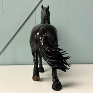 Tritone OOAK Custom Dappled Black Trotting Drafter By Caroline Boydston Best Offers 7/30/24